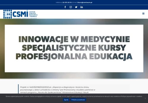 Centrum Symulacji Medycznych i Innowacji Warszawskiego Uniwersytetu Medycznego spółka z o.o.
